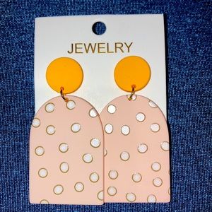 🟢 Acrylic Geometric Drop Earrings #2 🟢